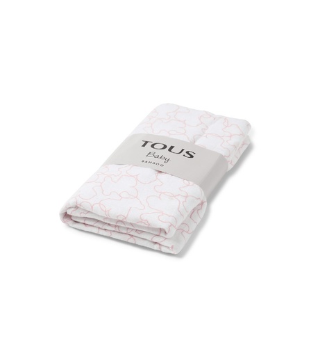 [MUSE-1803-47] MANTA DE MUSELINA TOUS BABY ROSA