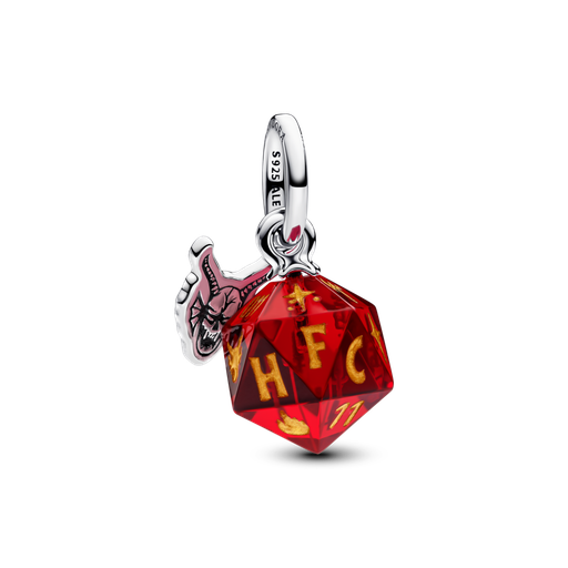 [793564C01] Charm Colgante Pandora Dado Club del Fuego Infernal de Stranger Things 