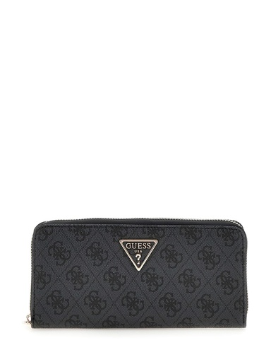 [SWSG7459146-CLO] Cartera Guess Lauresl II SLG Large Zip Around Gris Logo SWSG7459146-CLO