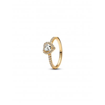 Anillo Pandora Corazón en Relieve