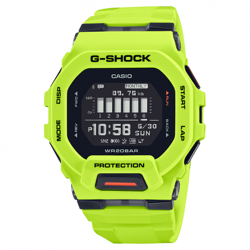 [GBD-200-9ER] Reloj Casio G-Shock Squad Verde Lima GBD-200-9ER