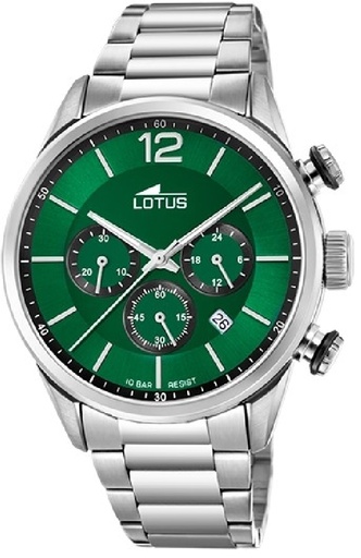 [18688/4] RELOJ LOTUS DE HOMBRE CHRONO CON ESFERA VERDE