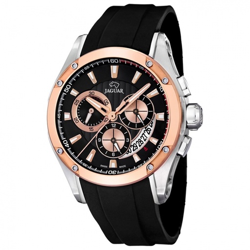 [J689/1] Reloj Jaguar Suizo Hombre Special Edition Cronógrafo Caucho Negro J689/1