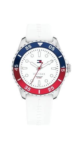 [1720050] Reloj Tommy Hilfiger Niño Boys silicona blanco