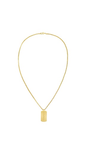 [2790628] Collar Tommy Hilfiger de acero dorado Jameson