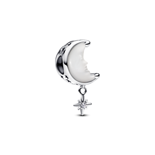 [793594C01] Charm Pandora Luna y Estrella Polar