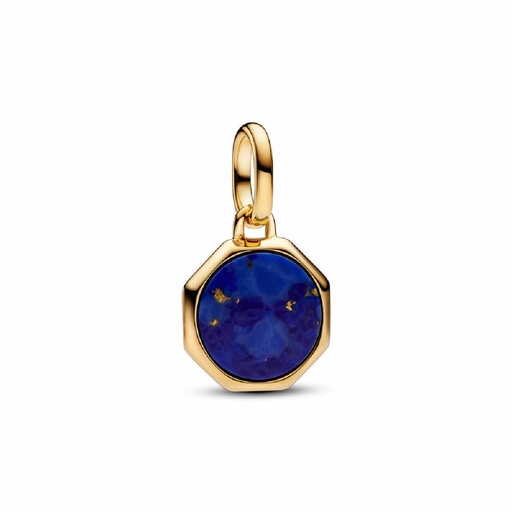 [763388C01] Charm Pandora Me Mini Medallón Grabable Azul 763388C01