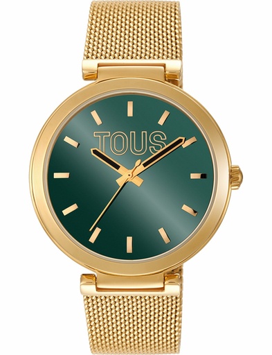 [3000142600] RELOJ TOUS S-MESH MIRROR IPG ESFERA VERDE