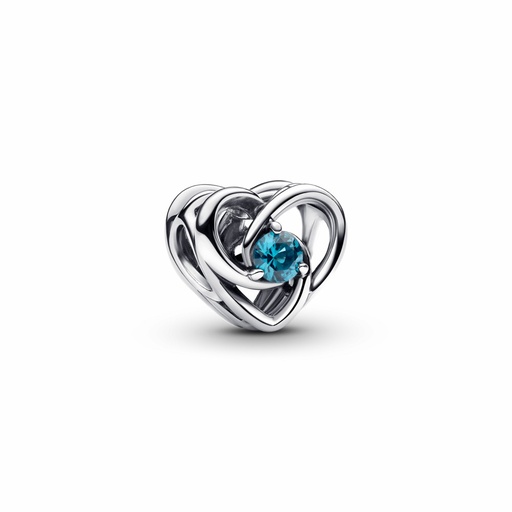 [793744C01] Charm Pandora Corazón y Gemas Entrelazados