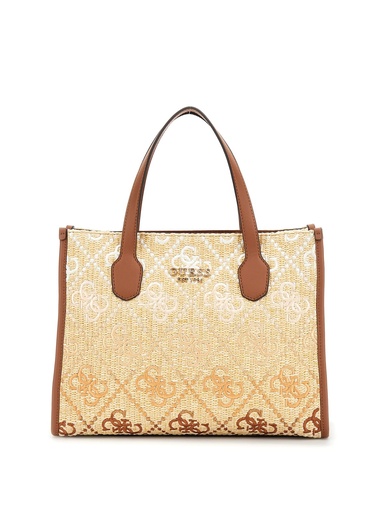 [SW866522-COGLG] Bolso Guess Silvana 4G Rafia SW866522-COGLG