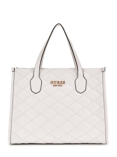 [QG963222-OFFWH] Bolso Guess Tasmin 2 Comp Tote Blanco QG963222-OFFWH