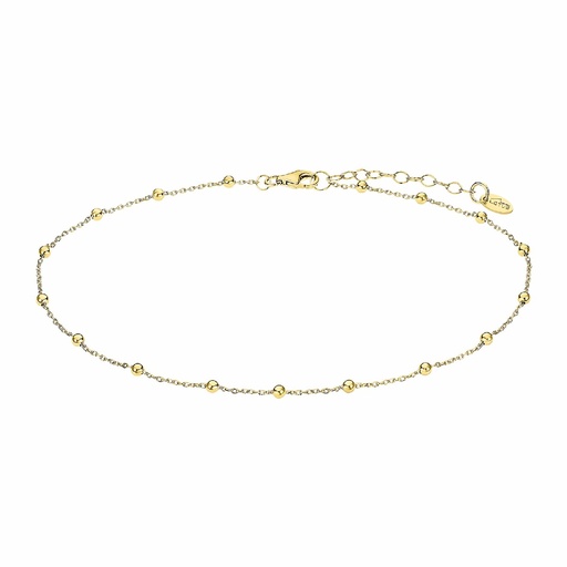 [LP3239-8/2] Tobillera Lotus Silver Mujer Dorada LP3239-8/2 