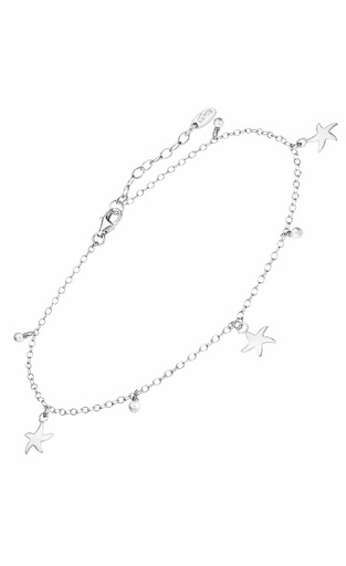 [LP3241-8/1] Tobillera Lotus Silver Mujer Estrellas/Bolas Plata LP3241-8/1