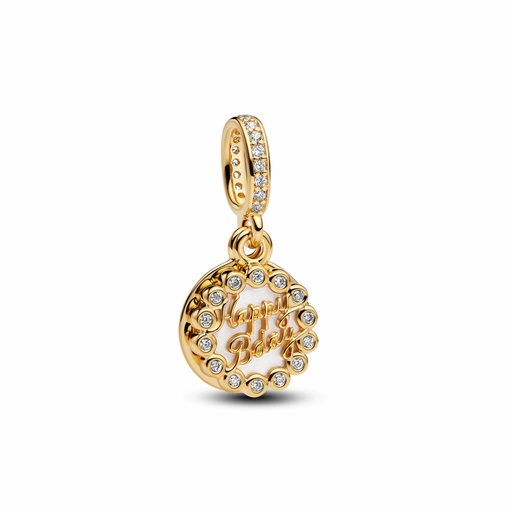 [763787C01] Charm Pandora Colgante Tarta de Cumpleaños Feliz