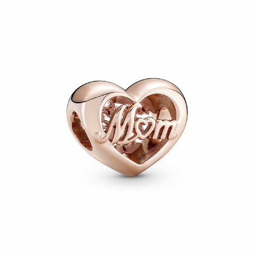 [781451C00] Charm Pandora Corazón Gracias Mamá Rose