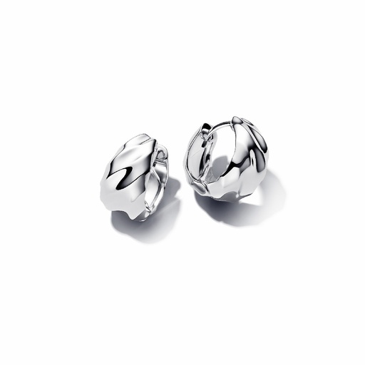 [293874C00] Pendientes Pandora de Aro Pequeños Ondulados