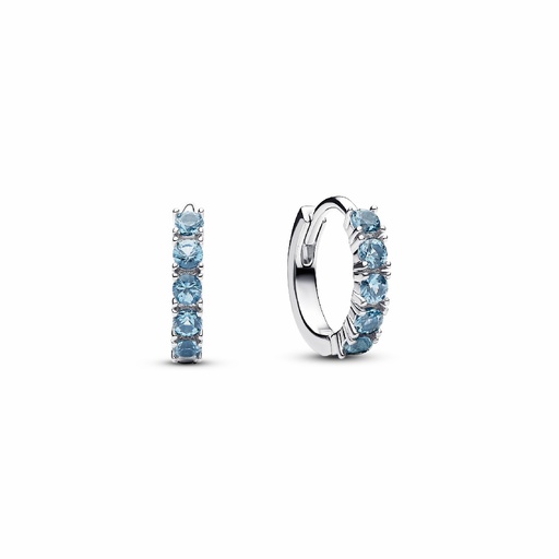 [293849C01] Pendientes Pandora Abrazo Azul Claro