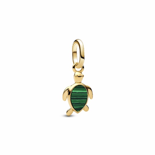 [763823C01] Charm Pandora Mini Colgante Tortuga Verde
