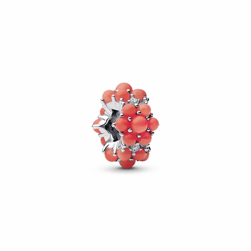 [793897C01] Charm Pandora Océano de Color Coral
