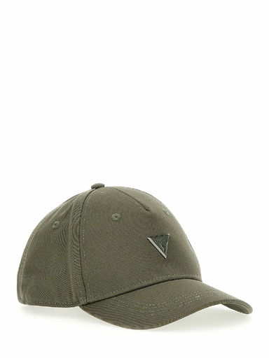 [AM9521POL01-MIL] Gorra Guess London Logotipo Triángulo Militar AM9521POL01-MIL