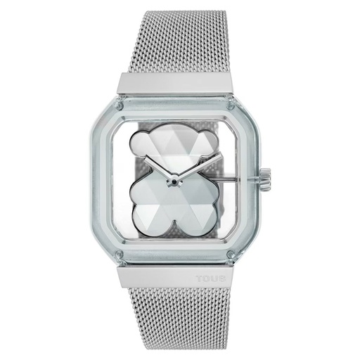[3000143700] Reloj Tous Mujer D-Bear Party Analógico Brazalete Acero 3000143700
