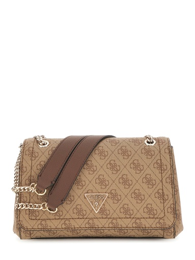 [BG967221-LTLO] Bolso Guess Noelle II Cnvrtble Xbody Flap Marrón HWBG9672210-LTLO