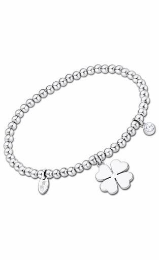[LS2170-2/1] Pulsera Lotys Style Bolas Trébol Mujer Acero LS2170-2/1