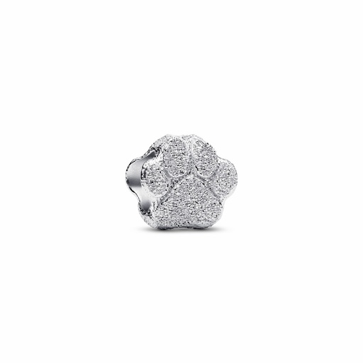 [794043C00] Charm Pandora Mini Huella Plata Texturizada 794043C00
