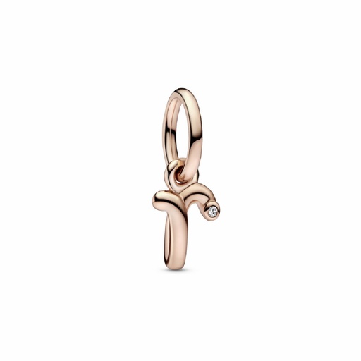 [782477C01] Charm Colgante Pandora rose Letra Minúscula r del Alfabeto