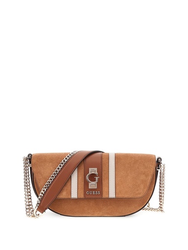 [HWSB7838210-CGM] Bolso Guess Erenia Convertible Crossbody Marrón HWSB7838210-CGM