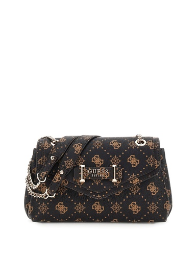 [HWGP9890210-ESL] Bolso Guess Silia Convertible Xbody Flap Marrón HWGP9890210-ESL