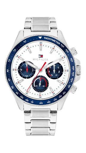 [1792238] Reloj Tommy Hilfiger Hombre Clark Plateado Multifunción 1792238
