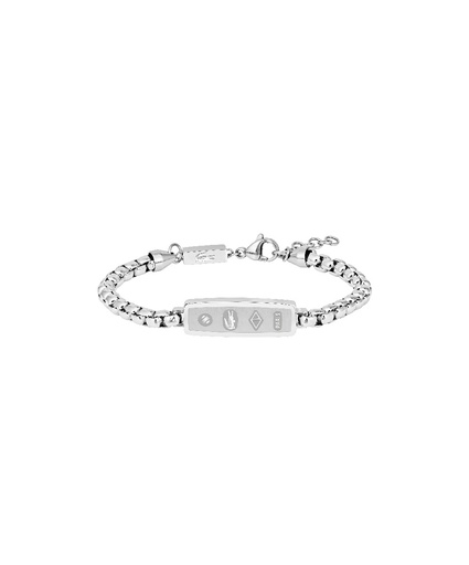 [2040538] Pulsera Lacoste District Acero Inox. Plateada Hombre 2040538