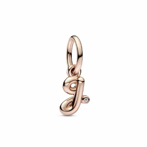 [782535C01] Charm Colgante Pandora rose Letra Minúscula g del Alfabeto