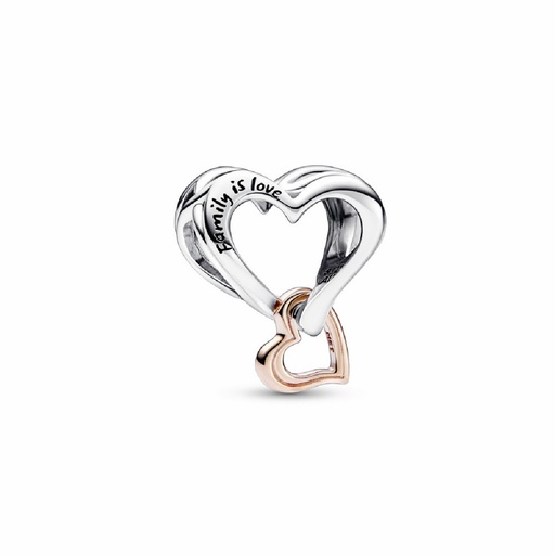 [782642C00] Charm Pandora Corazón Infinito Filigrana Dos Tonos 782642C00