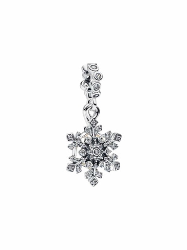 [794142C01] Charm Pandora Colgante Doble Copo Nieve Opalescente 794142C01