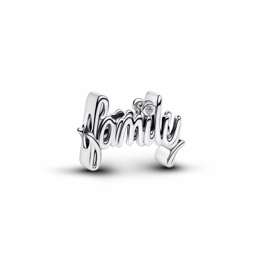 [794250C01] Charm Pandora Familia Escrito a mano794250C01