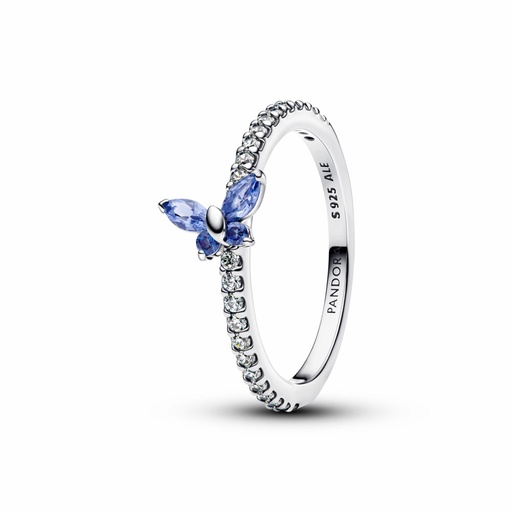 Anillo Pandora Mariposa Azul Brillante 194269C01