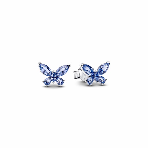 [294230C01] Pendientes Pandora Botón Mariposa Azul 294230C01