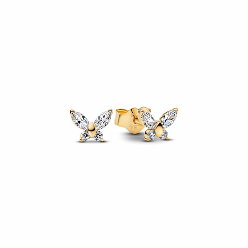 [264264C01] Pendientes Pandora Botón Mariposa 264264C01