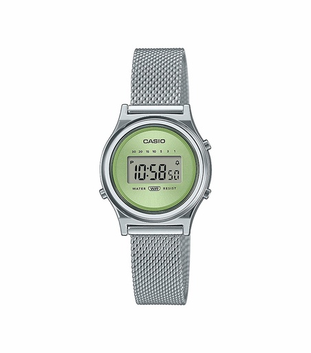 [LA700WEM-3AEF] Reloj Casio Vintage Mini Pateado y Verde LA700WE-3AEF
