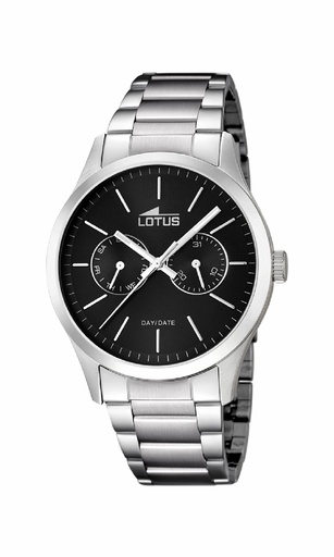 [15954/3] Reloj Lotus Minismalist Hombre Esfera Negra 15954/3