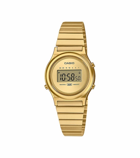 [LA700WEG-9AEF] Reloj Casio Vintage Mujaer Acero Dorado LA700WEG-9AEF