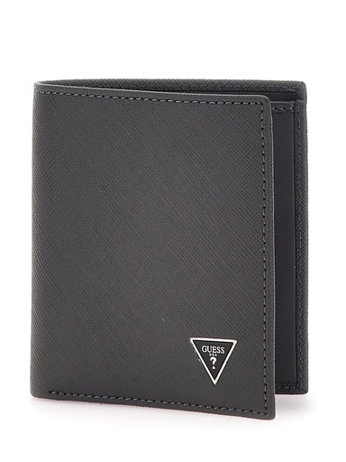 [SMCSLELEA22-ATC] Cartera Guess Hombre Milano Bifold S Gris SMCSLELEA22-ATC