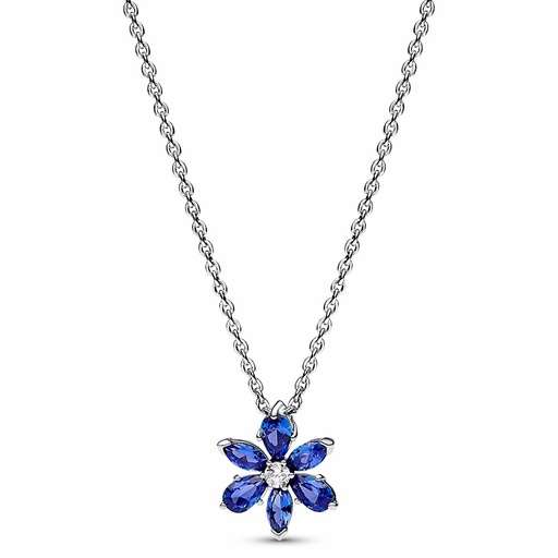 [392387C02-45] Collar Pandora Colgante Herbario Azul Brillante 392387C02-45