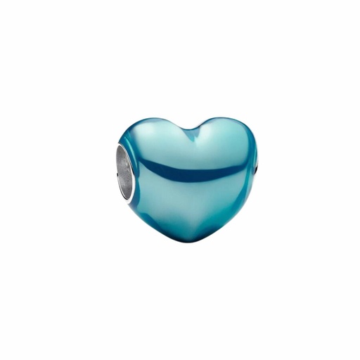 [793337C06] Charm Pandora Corazón Metálico Azul Cielo 793337C06
