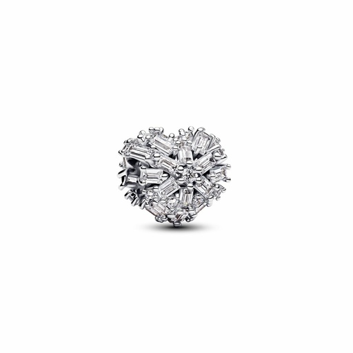 [794240C01] Charm Pandora  Corazón Brillante Plata 794240C01