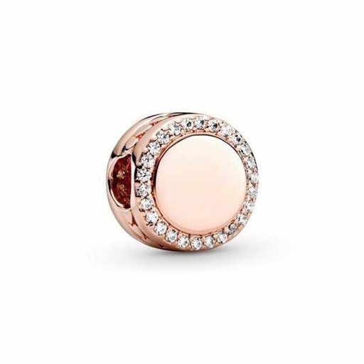 [788747C01] Charm Pandora de Botón Brillante Para Grabar 788747C01