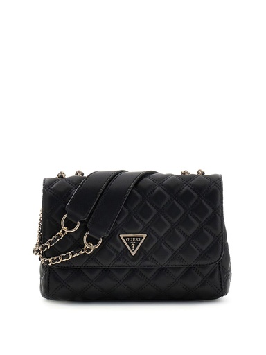 [HWQG9673200-BLA] Bolso Guess Giully II Acolchado Comp Convertible Negro HWQG9673200-BLA