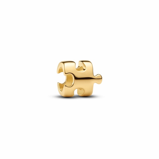 [764514C00] Charm Pandora Mini Pieza de Puzle Dorado 764514C00